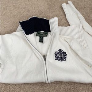Ralph Lauren full zip sweater